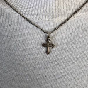 James Avery Silver Cross Necklace Discontinued